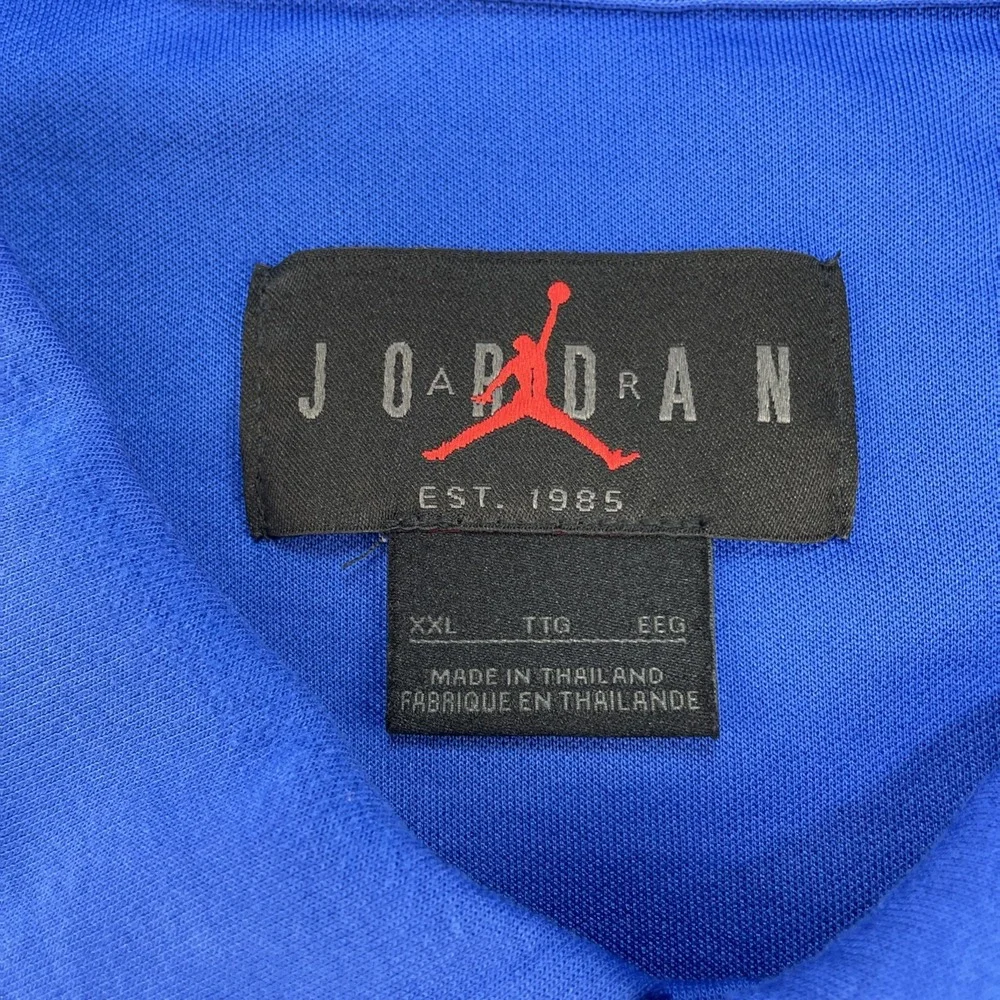 Nike Dri-Fit Florida Gators Blue Jordan Polo Embroidered Chest Logos, Mens XXL - Picture 7 of 9